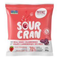 CANNEBERGES SÉCHÉES FRAISES BIO 60G
