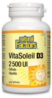 VITAMINE D 2500UI 500GELS