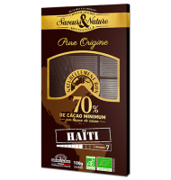 CHOCOLAT NOIR 70% (HAITI) BIO 100G