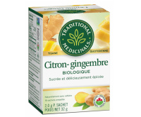 TISANE CITRON GINGEMBRE BIO 16S.