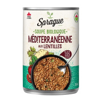 SOUPE AUX LENTILLES MÉDITÉRANÉENNE BIO 398ML