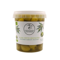 OLIVES VERTES DÉNOYAUTÉES 565ML