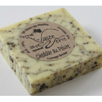 FROMAGE CHEDDAR POIVRE NOIR 200GR