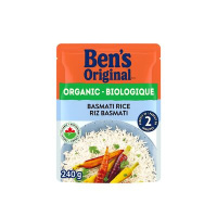 RIZ BASMATI PRÊT A CHAUFFER BIO 240G