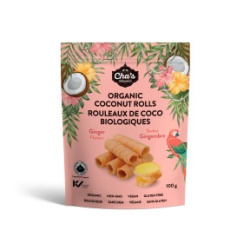 ROULEAUX DE COCO GINGEMBRE BIO 100G