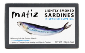 SARDINES FUMEES DANS HUILE D'OLIVE 120G