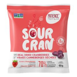 CANNEBERGES SÉCHÉES FRAISES BIO 60G