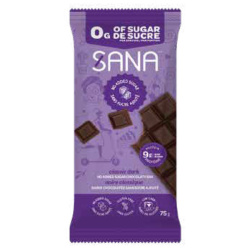 BARRE CHOCOLATÉE NOIRE CLASSIQUE 75G