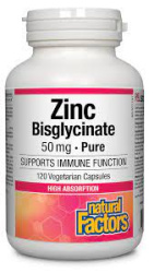 ZINC BISGLYCINATE 50MG 120CAPS