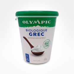 YOGOURT GREC NATURE 4% BIO 650G