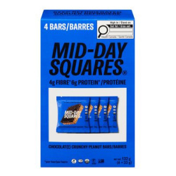 CARRE CHOCOLAT FONCTIONNELLE CRUNCHY PEANUT 4X33G