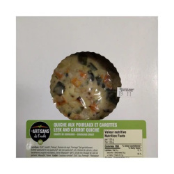QUICHE POIREAUX COUSCOUS 15CM