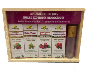 COFFRET D'HUILES EXOTIQUES 4X15ML