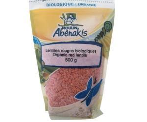 LENTILLES ROUGES BIO 500G