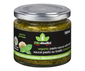 SAUCE PESTO AU BASILIC BIO 160ML