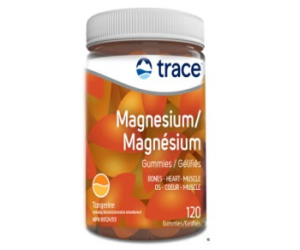 MAGNÉSIUM GUMMIES TANGERINE 120CT