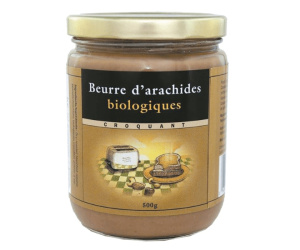 BEURRE ARACH. CROQ BIO 500G