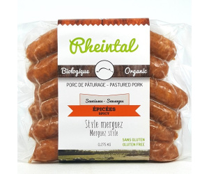 SAUCISSE STYLE MERGUEZ BIO