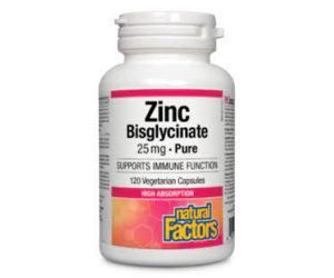 ZINC BISGLYCINATE 25MG 120CAPS