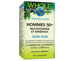 MULTI-VITAMINE + MINERAUX HOMME 50+ 60C