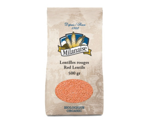 LENTILLES ROUGES BIO 500G