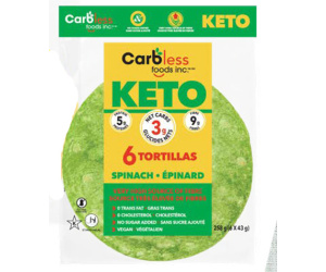 TORTILLAS KETO EPINARD 258G