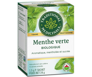 TISANE MENTHE VERTE BIO 16S