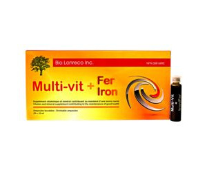 MULTI-VITAMINE + FER 20X10ML