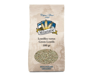 LENTILLES VERTES BIO 500G