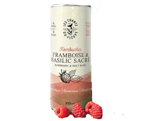 KOMBUCHA FRAMBOISE BASILIC SACRE 355ML