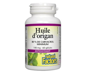 HUILE D'ORIGAN 180MG 60GÉL