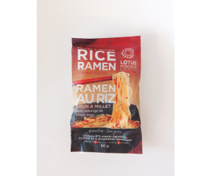 SOUPE RAMEN RIZ BRUN MILLET MISO ROUGE 80G