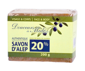 SAVON  D'ALEP 20% 200G