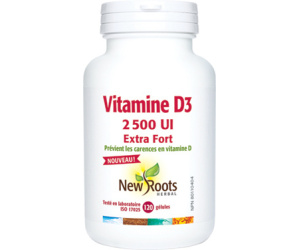 VITAMINE D3 2500UI 120 GÉL.