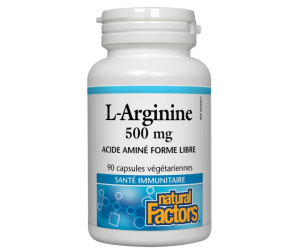 L-ARGININE 500MG 90CAPS