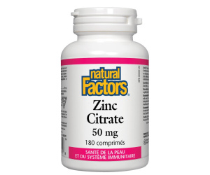 ZINC CITRATE 50MG 180COMP