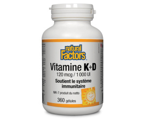 VITAMINE K 120+D 100UI 360GEL