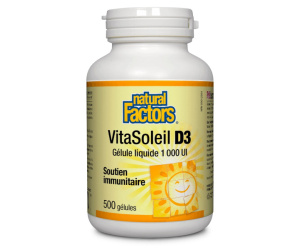 VITAMINE D3 1000UI 500GELS