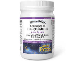 MAGNÉSIUM BISGLYCINATE NUIT STRESS-RELAX 120G