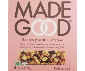 BARRES GRANOLA FRAIS 5X24G