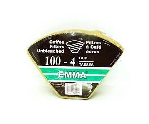 FILTRE CAFE 4 TASSES/100U