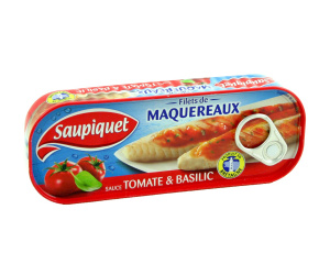 FILET MAQUEREAUX TOMATE 169G