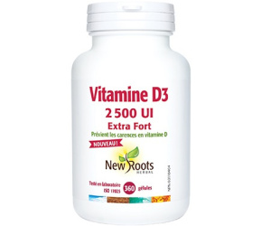 VITAMINE D3 2500UI 360 GÉL.