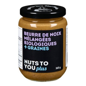 BEURRE DE NOIX ET GRAINES MÉLANGÉES BIOLOGIQUES 365G