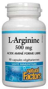 L-ARGININE 500MG 90CAPS