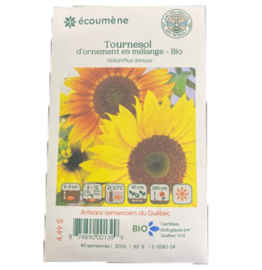 TOURNESOL ORNEMENT EN MELANGE BIO