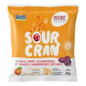 CANNEBERGES SÉCHÉES PÊCHE BIO 60G