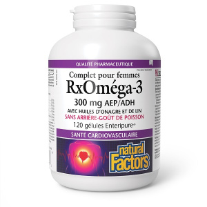 RXOMÉGA-3 COMPLET FEMMES 120GEL