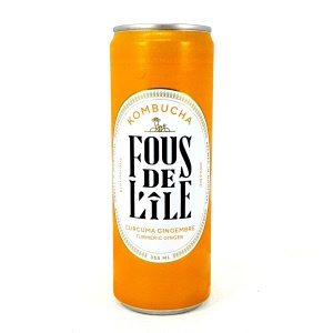 KOMBUCHA CURCUMA-GINGEMBRE BIO 355ML