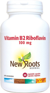 VITAMINE B2 RIB 100MG 60CAPS